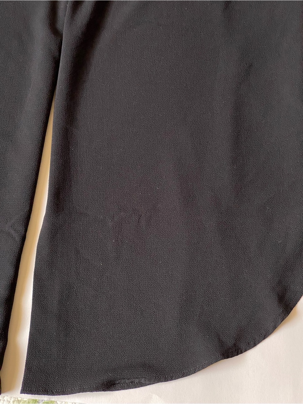Cleo Black Elastic Waist Tulip Pants Size XL - Picture 11 of 12